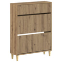 vidaXL Schoenenkast ARNHEM 78 x 24 x 103 cm Bewerkt hout Wit