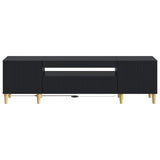 vidaXL LED TV Cabinet White Engineered Wood