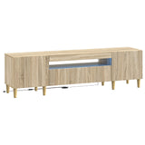 vidaXL LED TV Cabinet White Engineered Wood