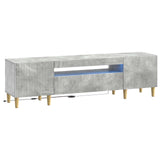 vidaXL LED TV Cabinet White Engineered Wood