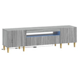 vidaXL LED TV Cabinet White Engineered Wood