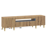 vidaXL LED TV Cabinet White Engineered Wood