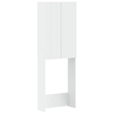 vidaXL Toiletkast ARNHEM Wit 66 x 25,5 x 190 cm Bewerkt hout