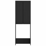 vidaXL Toiletkast ARNHEM Wit 66 x 25,5 x 190 cm Bewerkt hout