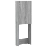 vidaXL Toiletkast ARNHEM Wit 66 x 25,5 x 190 cm Bewerkt hout