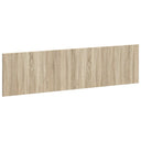 vidaXL Wandgemonteerd Hoofdbord ARNHEM Wit Bewerkt hout