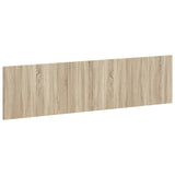 vidaXL Wandgemonteerd Hoofdbord ARNHEM Wit Bewerkt hout