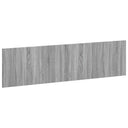 vidaXL Wandgemonteerd Hoofdbord ARNHEM Wit Bewerkt hout