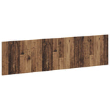 vidaXL Wandgemonteerd Hoofdbord ARNHEM Wit Bewerkt hout