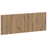 vidaXL Wandgemonteerd Hoofdbord ARNHEM Wit Bewerkt hout