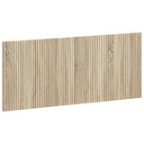 vidaXL Wandgemonteerd Hoofdbord ARNHEM Wit Bewerkt hout