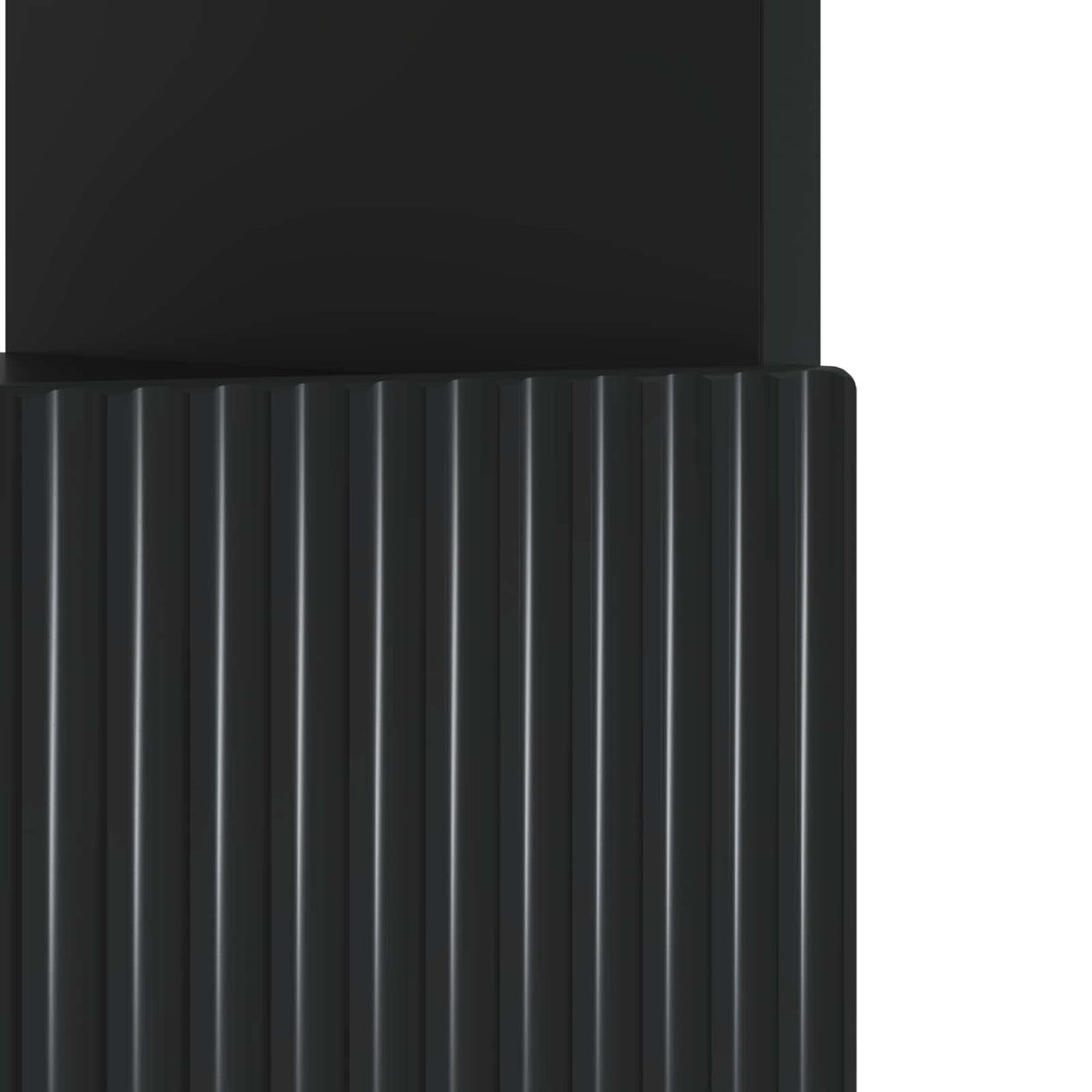 vidaXL LED tv-meubel Wit Bewerkt hout