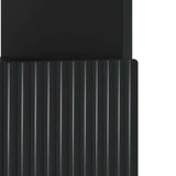 vidaXL LED tv-meubel Wit Bewerkt hout