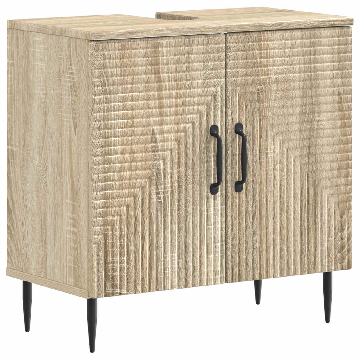 vidaXL Wastafel kabinet voor de badkamer HAARLEM Wit