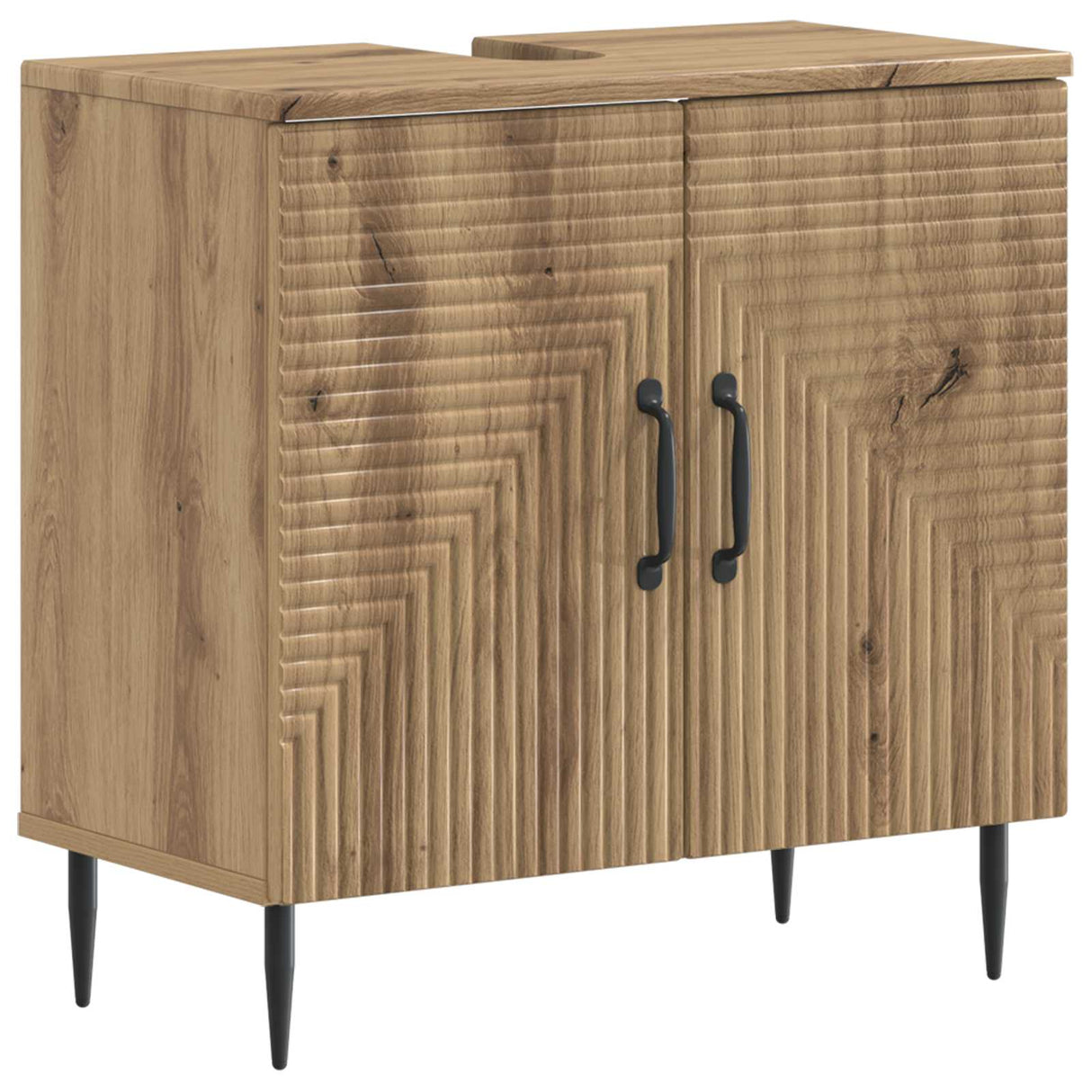 vidaXL Wastafel kabinet voor de badkamer HAARLEM Wit