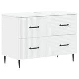 vidaXL Wastafel kabinet voor de badkamer HAARLEM Wit 82 x 41 x 58,5 cm
