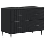 vidaXL Wastafel kabinet voor de badkamer HAARLEM Wit 82 x 41 x 58,5 cm