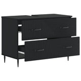 vidaXL Wastafel kabinet voor de badkamer HAARLEM Wit 82 x 41 x 58,5 cm