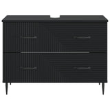 vidaXL Wastafel kabinet voor de badkamer HAARLEM Wit 82 x 41 x 58,5 cm