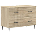 vidaXL Wastafel kabinet voor de badkamer HAARLEM Wit 82 x 41 x 58,5 cm