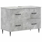 vidaXL Wastafel kabinet voor de badkamer HAARLEM Wit 82 x 41 x 58,5 cm