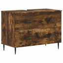 vidaXL Wastafel kabinet voor de badkamer HAARLEM Wit 82 x 41 x 58,5 cm