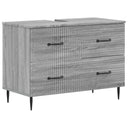 vidaXL Wastafel kabinet voor de badkamer HAARLEM Wit 82 x 41 x 58,5 cm
