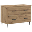 vidaXL Wastafel kabinet voor de badkamer HAARLEM Wit 82 x 41 x 58,5 cm