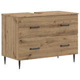 vidaXL Wastafel kabinet voor de badkamer HAARLEM Wit 82 x 41 x 58,5 cm