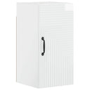 vidaXL Badkamer wandkast HAARLEM Wit 30 x 31 x 59 cm Bewerkt hout