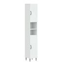 vidaXL Bathroom Cabinet with Open Shelf HAARLEM White 30 x 31 x 190 cm