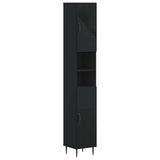 vidaXL Bathroom Cabinet with Open Shelf HAARLEM White 30 x 31 x 190 cm
