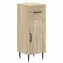 vidaXL Badkamer Opbergkast HAARLEM Wit 30 x 31 x 80 cm Bewerkt hout