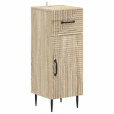 vidaXL Badkamer Opbergkast HAARLEM Wit 30 x 31 x 80 cm Bewerkt hout