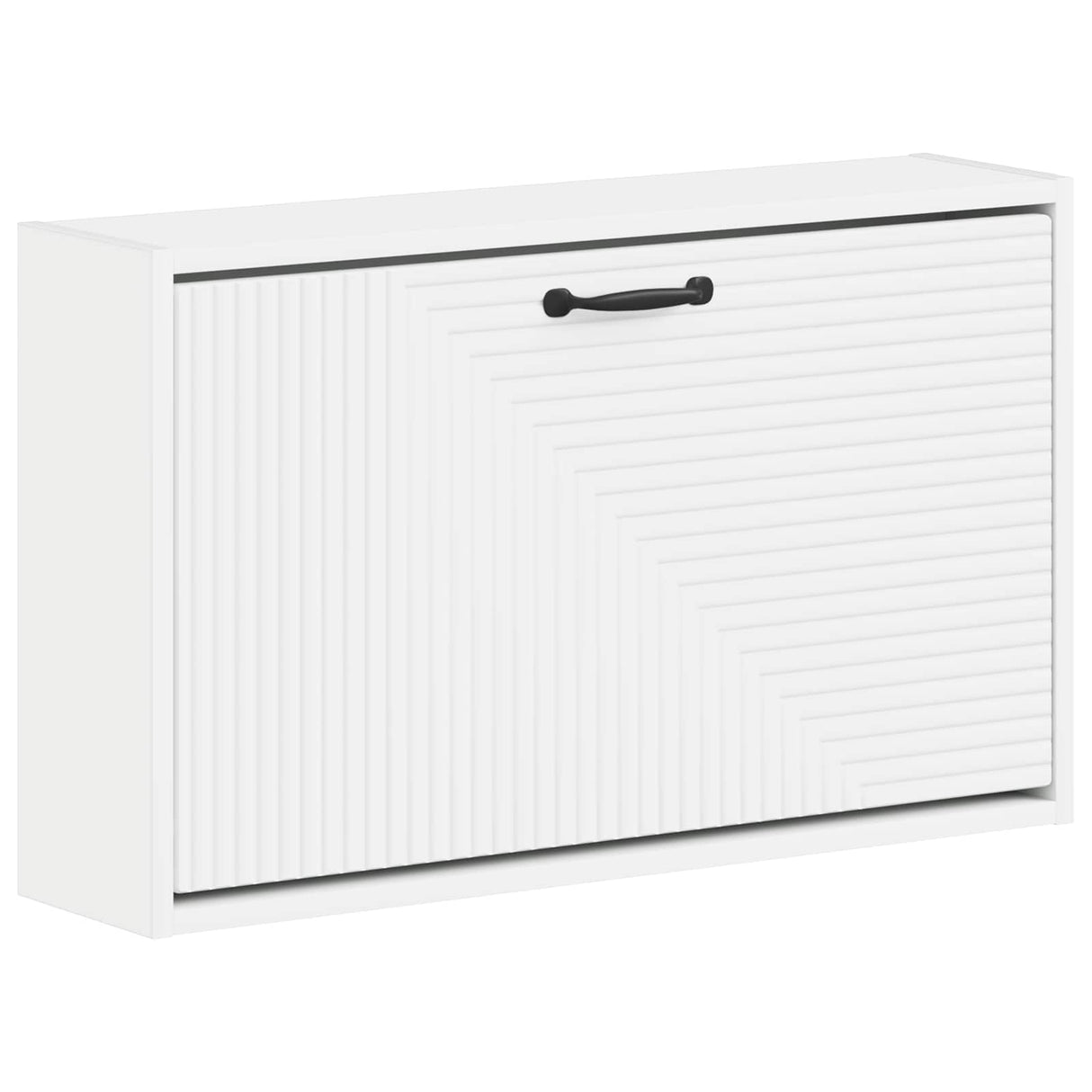 vidaXL Wandgemonteerde Schoenenkast HAARLEM 71 x 17 x 43 cm Wit