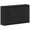 vidaXL Wandgemonteerde Schoenenkast HAARLEM 71 x 17 x 43 cm Wit