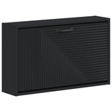 vidaXL Wandgemonteerde Schoenenkast HAARLEM 71 x 17 x 43 cm Wit
