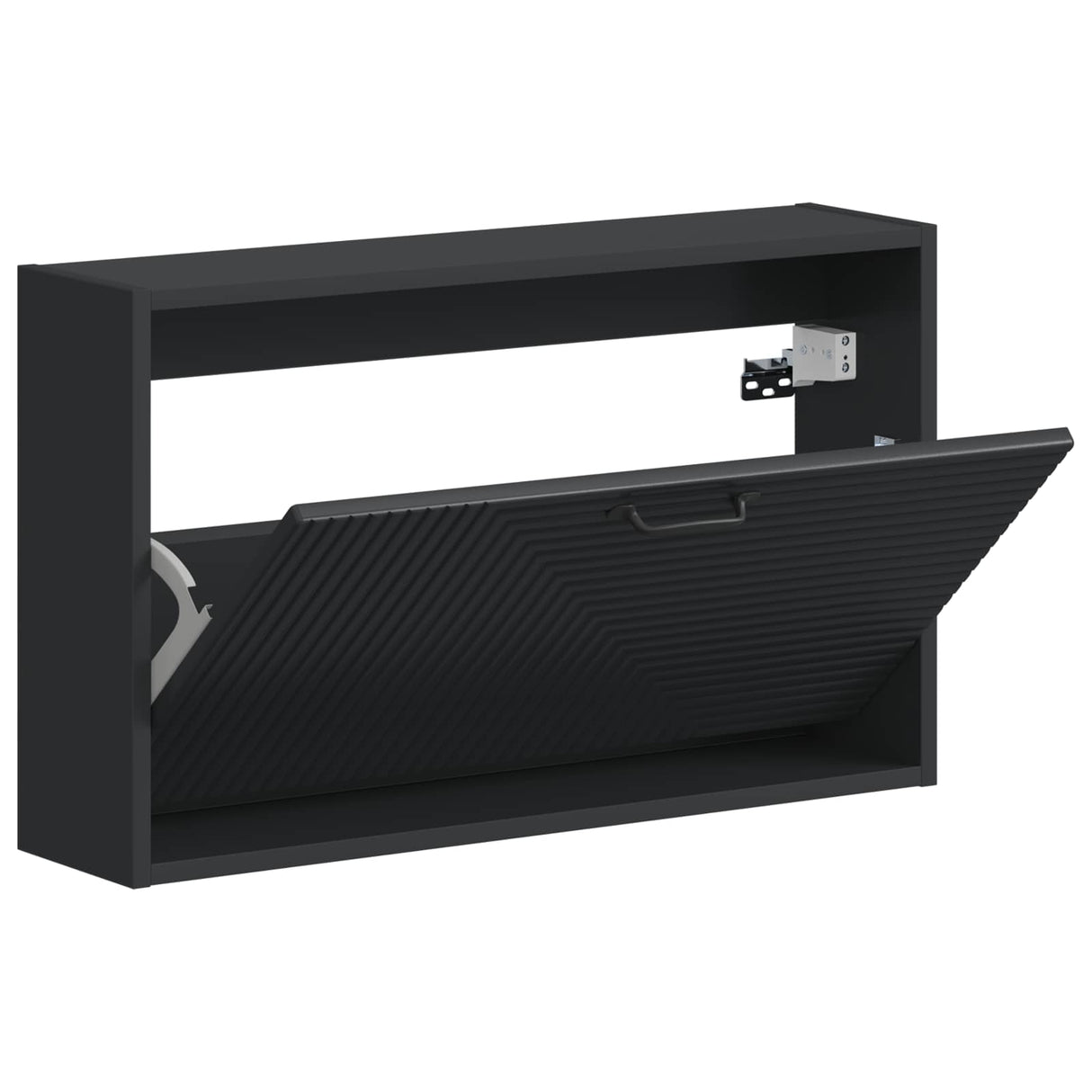 vidaXL Wandgemonteerde Schoenenkast HAARLEM 71 x 17 x 43 cm Wit