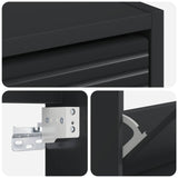 vidaXL Wandgemonteerde Schoenenkast HAARLEM 71 x 17 x 43 cm Wit