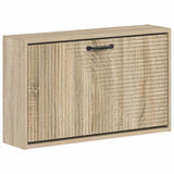 vidaXL Wandgemonteerde Schoenenkast HAARLEM 71 x 17 x 43 cm Wit