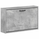 vidaXL Wandgemonteerde Schoenenkast HAARLEM 71 x 17 x 43 cm Wit