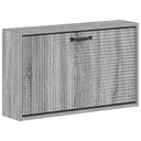 vidaXL Wandgemonteerde Schoenenkast HAARLEM 71 x 17 x 43 cm Wit
