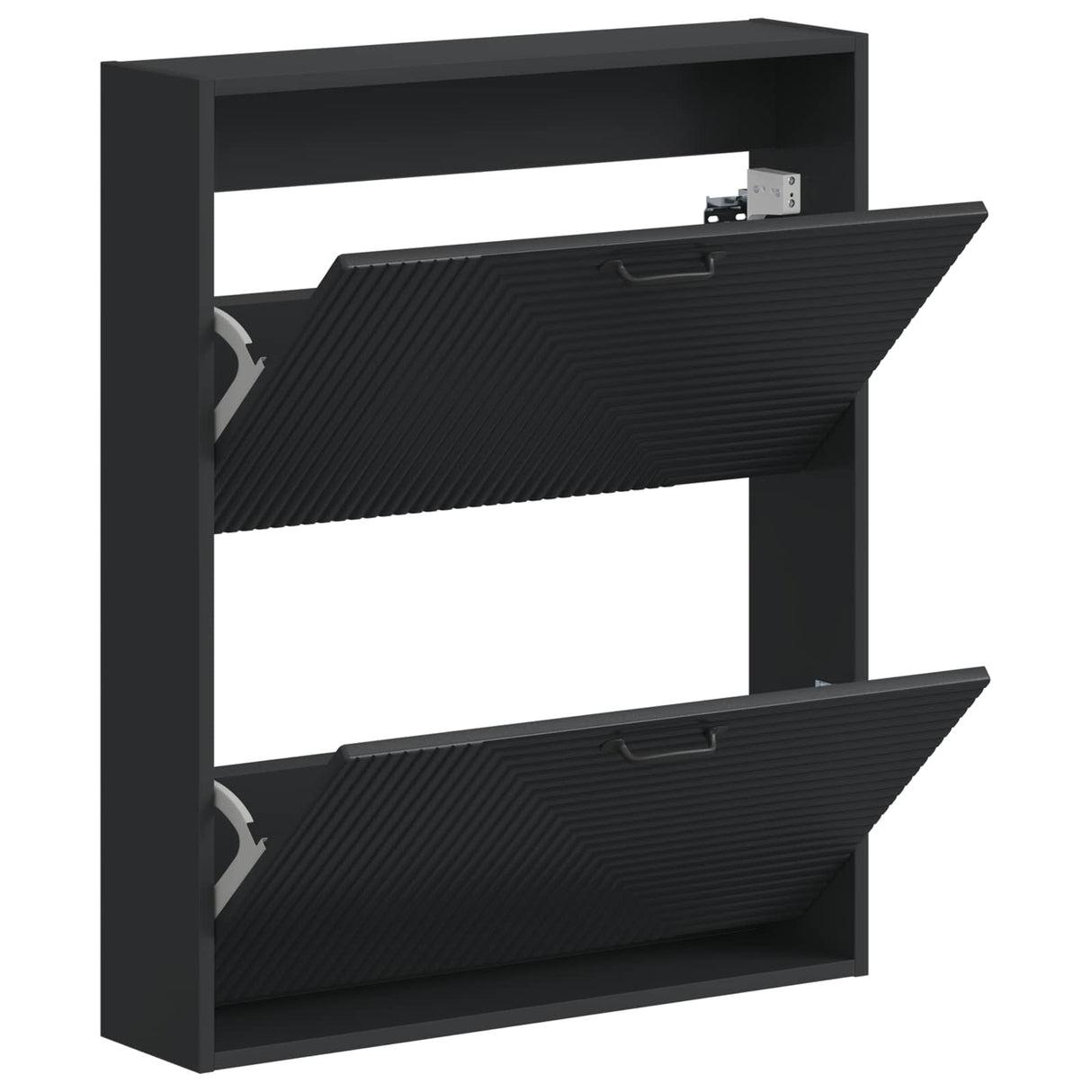 vidaXL Wandgemonteerde Schoenenkast HAARLEM 71 x 17 x 86 cm Wit