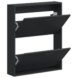 vidaXL Wandgemonteerde Schoenenkast HAARLEM 71 x 17 x 86 cm Wit