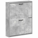 vidaXL Wandgemonteerde Schoenenkast HAARLEM 71 x 17 x 86 cm Wit
