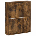 vidaXL Wandgemonteerde Schoenenkast HAARLEM 71 x 17 x 86 cm Wit