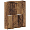 vidaXL Wandgemonteerde Schoenenkast HAARLEM 71 x 17 x 86 cm Wit