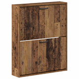 vidaXL Wandgemonteerde Schoenenkast HAARLEM 71 x 17 x 86 cm Wit