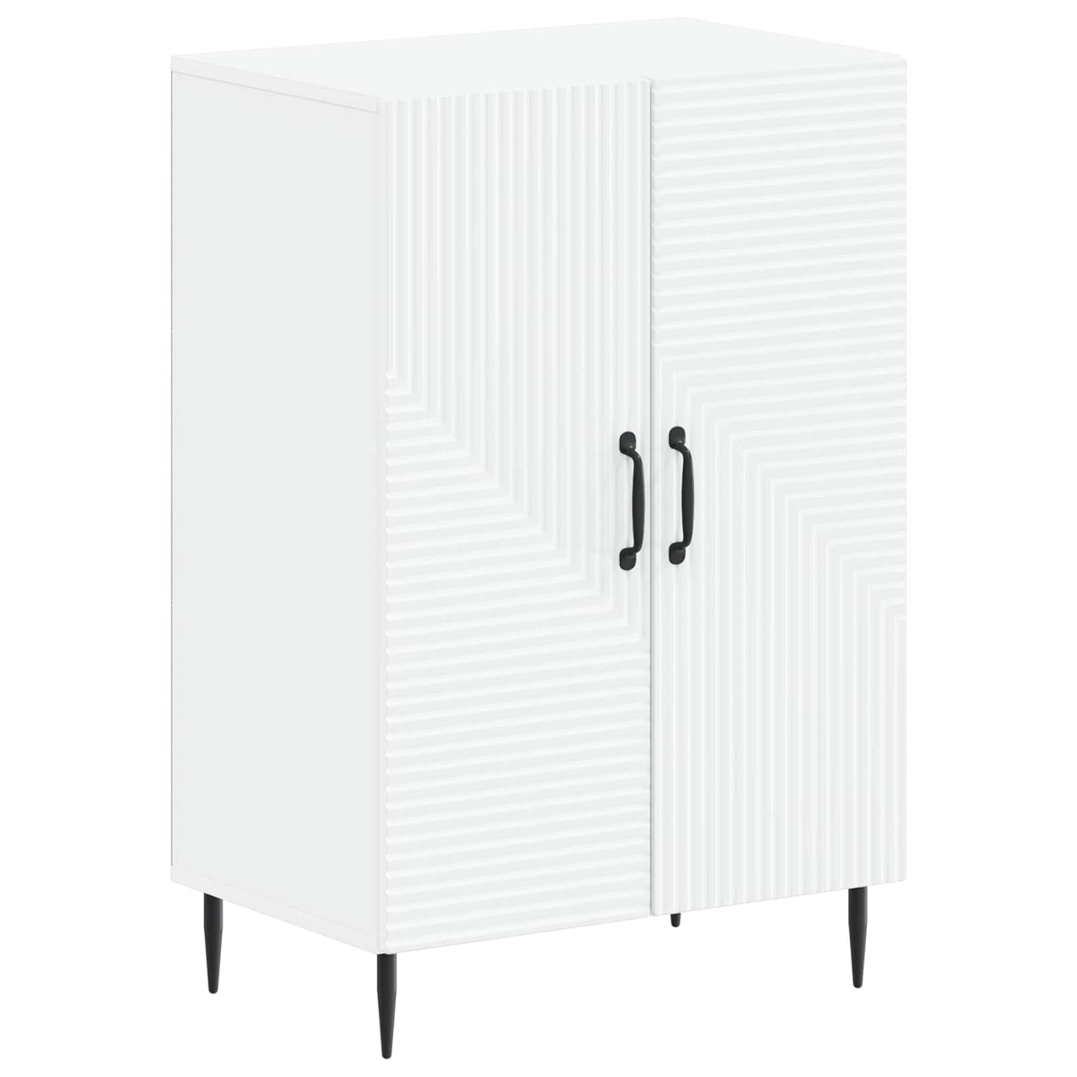 vidaXL Shoe cabinet HAARLEM 59.5 x 39.5 x 89.5 cm Engineered wood White