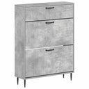 vidaXL Schoenenkast HAARLEM 78 x 24 x 103 cm Bewerkt hout Wit